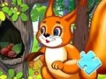 Гульня Jigsaw Puzzle: Squirrel Hide Food онлайн