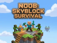 Гульня Noob: Skyblock Survival онлайн