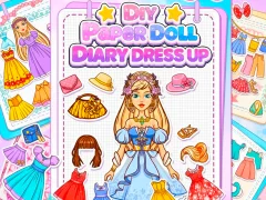 Гульня Diy Paper Doll Diary Dress Up онлайн