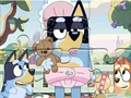 Гульня Jigsaw Puzzle: Bluey Play Time онлайн