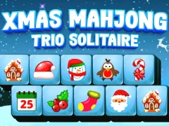 Гульня Xmas Mahjong Trio Solitaire онлайн