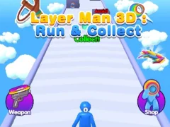Гульня Layer Man 3d Run Collect онлайн