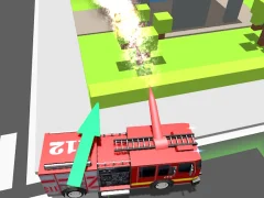 Гульня Fire Truck Rescue Driving онлайн