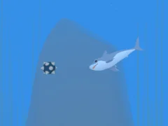 Гульня Lonely Shark Frenzy онлайн