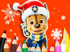 Гульня Coloring Book: PAW Patrol Christmas онлайн