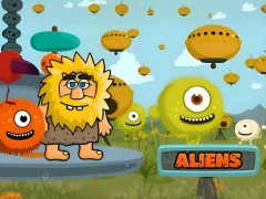Гульня Adam & Eve Aliens онлайн