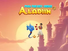 Гульня Pull The Key Rescue Aladin онлайн