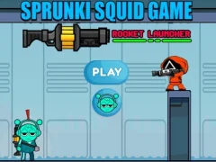 Гульня Sprunki Squid Game Rocket Launcher онлайн