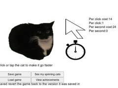 Гульня Spinning Cat Clicker онлайн