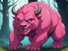 Гульня Magical Pink Beast Rescue онлайн