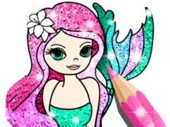 Гульня Coloring Book: Little Mermaid онлайн