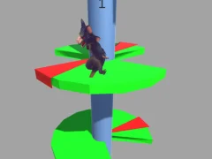 Гульня Ratomilton Helix Jump онлайн