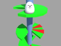 Гульня Eggdog Helix Jumper онлайн