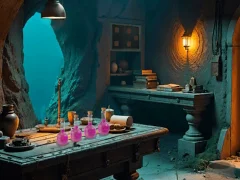 Гульня Underwater Sorceress Escape онлайн