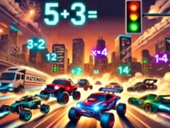 Гульня Mathematics Racing онлайн