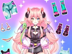Гульня Anime Dress Up Moe онлайн