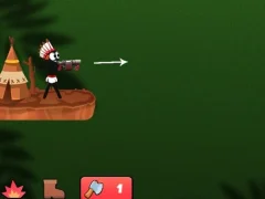 Гульня Stickman Arrow Battle онлайн