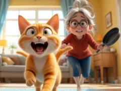 Гульня Bad Cat Simulator онлайн