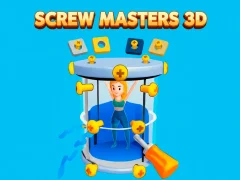 Гульня Screw Masters 3D онлайн