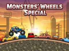 Гульня Monsters' Wheels Special онлайн