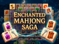 Гульня Enchanted Mahjong Saga онлайн