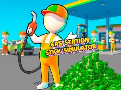 Гульня Gas Station - Stick Simulator онлайн
