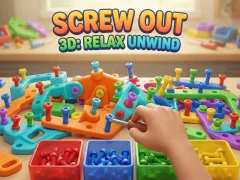 Гульня Screw Out 3D: Relax Unwind онлайн
