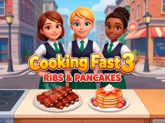Гульня Cooking Fast 3: Ribs and Pancakes онлайн
