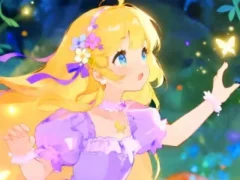 Гульня Jigsaw Puzzle: Firefly Princess онлайн