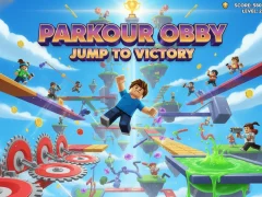 Гульня Parkour Obby Jump to Victory онлайн