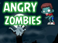 Гульня Angry Zombies онлайн