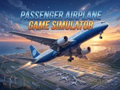 Гульня Passenger Airplane Game Simulator онлайн