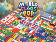 Гульня World Flags Pop онлайн