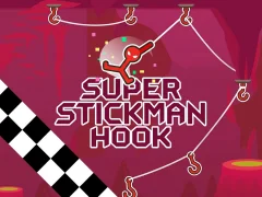 Гульня Super Stickman Hook онлайн