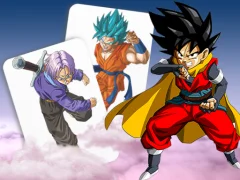Гульня Dragon Ball memory card match онлайн