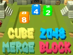Гульня 2048 Cube Merge Block онлайн