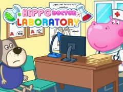 Гульня Hippo Doctor Laboratory онлайн