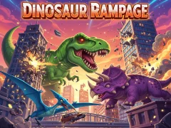 Гульня Dinosaur Rampage онлайн