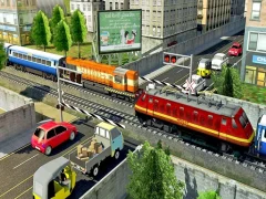 Гульня Modern Train Driving Simulator онлайн
