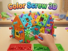Гульня Color Screw 3D онлайн