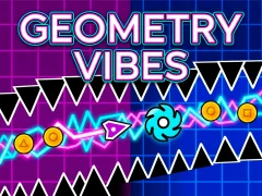 Гульня Geometry Vibes онлайн