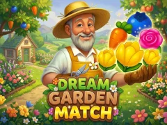 Гульня Match Dream Garden онлайн