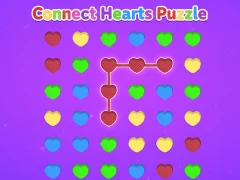 Гульня Connect Hearts Puzzle онлайн