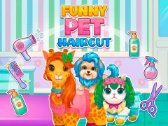 Гульня Funny Pet Haircut онлайн