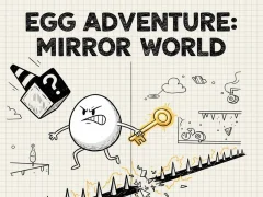 Гульня Egg Adventure: Mirror World онлайн