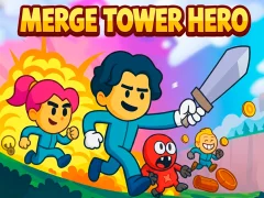 Гульня Merge Tower Hero онлайн