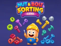 Гульня Nuts & Bolt Sorting Game онлайн