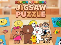 Гульня Brown And Friends Jigsaw Puzzle онлайн