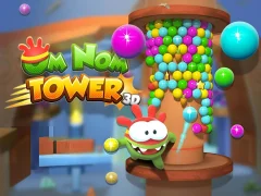 Гульня Om Nom Tower 3D онлайн