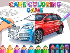 Гульня Cars Coloring Game онлайн